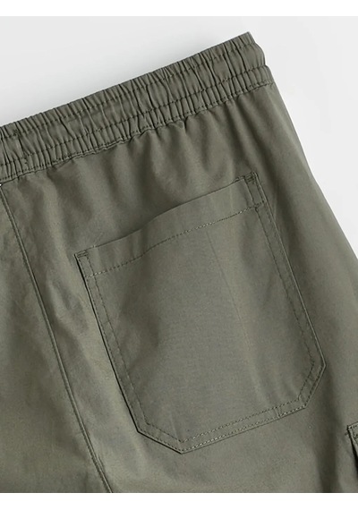 Lc Waikiki Haki Standart Kalıp Poplin Erkek Jogger Pantolon