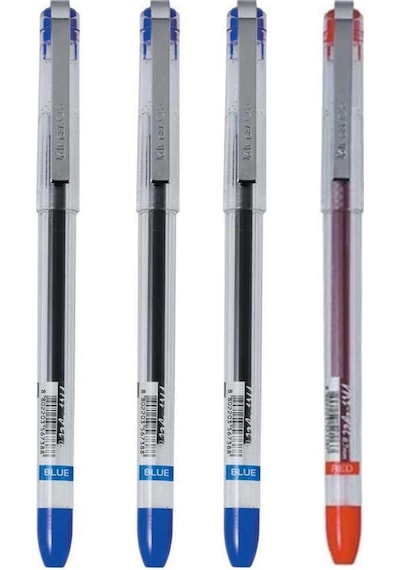 Dong-a My-gel İğne Uçlu Kalem 0.5 MM 3 Mavi 1 Kırmızı