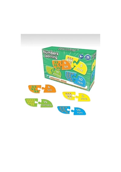 TıfılToys Eğitici Sayıları Öğreniyorum 40 Parça Çocuk Gelişim Ve Zeka Oyunu Puzzle Ve İngilizce Sayı Seti