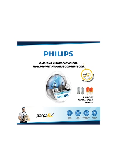 Phılıps Dıamond Vısıon Far Ampul H4