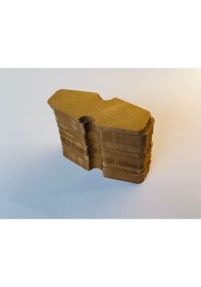 100 Lü Kraft Karton Takı Kartı Küpe, Kolye, Bileklik Sunum Ve Sergi Kartı