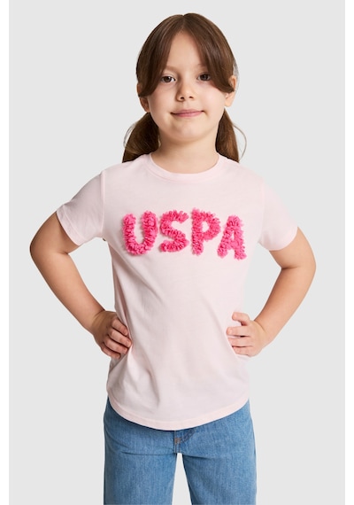 U.S. Polo Assn. Kız Çocuk Açık Pembe Tişört 50325656-vr078 Acık Pembe
