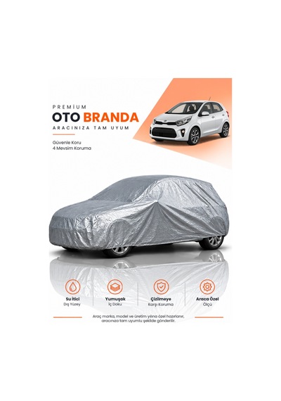 Kia Picanto 2017-2026 Hatchback Uyumlu Araba Brandası Oto Branda Araba Örtüsü Araç Çadırı