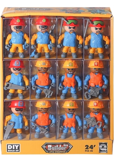 8910-d61 Şehrin İnşaat Gücü Adamlar -birliktoys