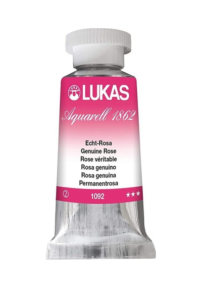 Lukas Aquarell 1862 Artist 24ml Sulu Boya 1092 Genuine Rose