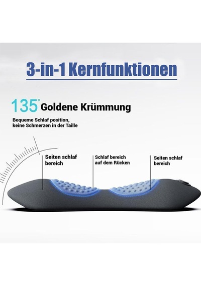 3'ü 1 Arada Sırt Masajı Zentira, Çekişli, Titreşimli Ve Isılı Sırt Masajı, Bel Ve Boyun İçin Ergonomik Masaj Yastığı Sh