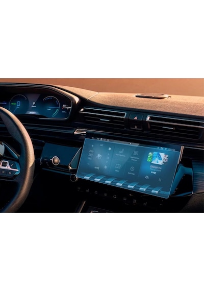Peugeot 508 10 İnç Ekran Koruyucu Multimedya Şeffaf Nano