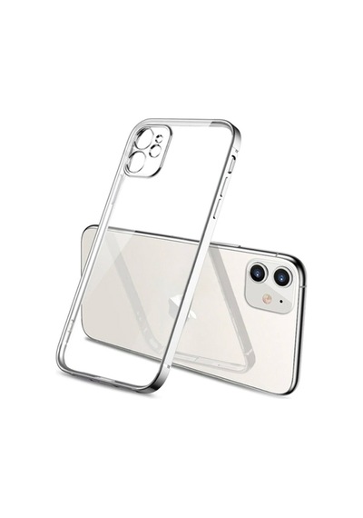 Apple Uyumlu iPhone 11 6.1Inç Renkli Kenar Seffaf Kilif Kamera Korumali Silik 389584903