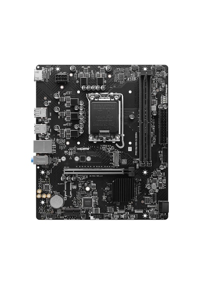 Msı Pro H610m-s Ddr4 Iı Soket 1700 Ddr4 3200 Oc Hdmı M.2 5gbps 1x 1g Lan Matx
