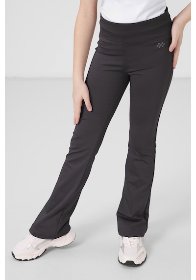 Tommylife Antrasit Esnek Standart Fit Basic Performans İspanyol Paça Kız Çocuk Tayt - 75193 Antrasit