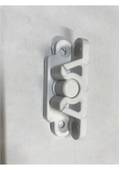 - 5 Adet Plastik Pvc Sineklik Kapı Çıtçıt Tutucu Beyaz