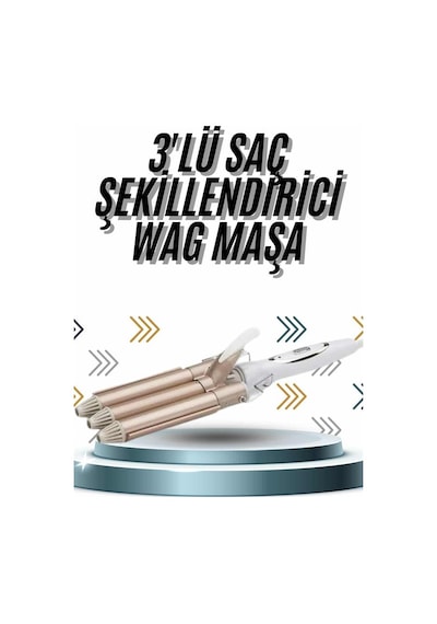 Cosmotex Wag Maşa Profesyonel Saç Şekillendirici İyon Özellikli Isı Kademeli
