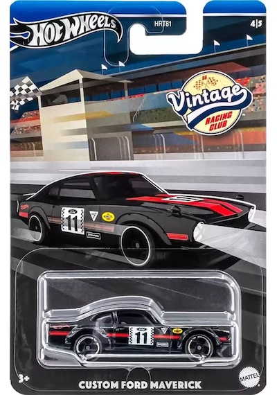 Hotwheels Vintage Nostaljik Klasik Koleksiyonluk Die Cast Metal Araba - Custom Ford Maverick