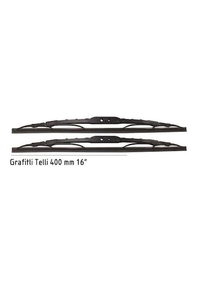 400mm 40cm Telli Grafitli Silecek Süpürgesi 2 Adet Takım 017002