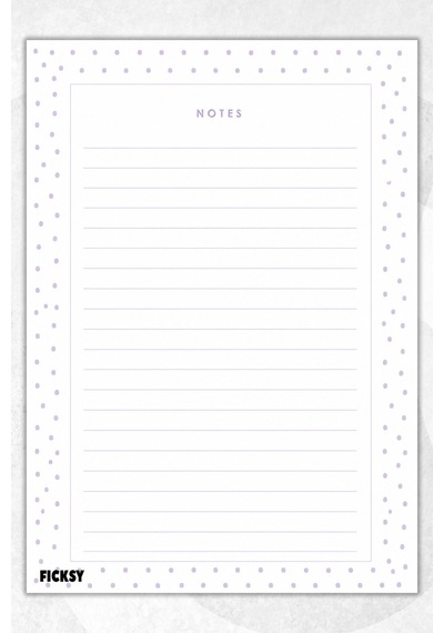 A4 Bloknot Çizgili Defter - 50 Yaprak - Memopad - Notepad - Not Defteri - Not Kağıdı - 4195 Çok Renkli