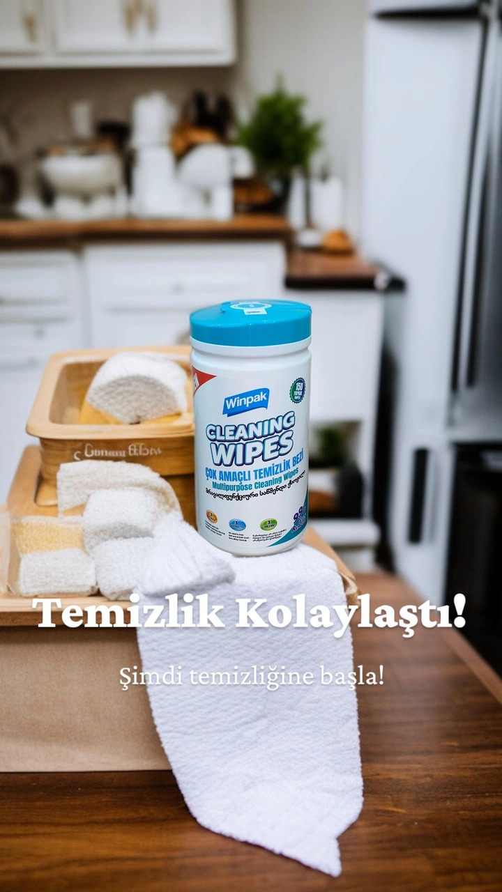 Winpak Cleanıng Wıpes 150 Yaprak Çok Amaçlı Temizlik Bezi Havlusu Tekli