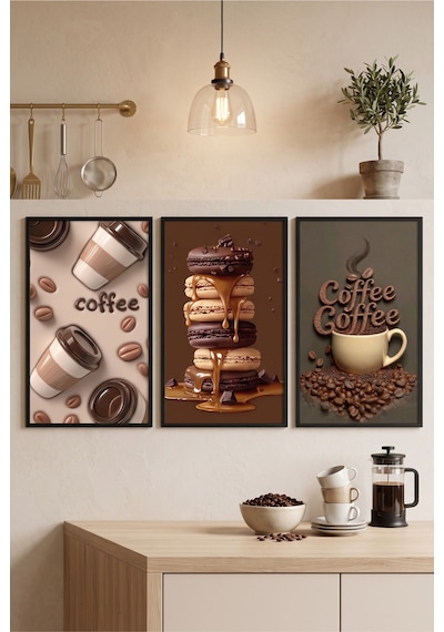 Siyah Ahşap Çerçeveli Kahve Temalı Kahverengi Duvar Tablosu 3 Lü Set Kahve Ve Makaron Desenli Modern Dekorasyon Kabartma Görünümlüdür Siyah - 925628121 Siyah Siyah Ahşap Çerçeveli Kahve Temalı Kahverengi Duvar Tablosu 3 Lü Set Kahve Ve Makaron Desenli Modern Dekorasyon Kabartma Görünümlüdür Siyah - 925628121 Siyah