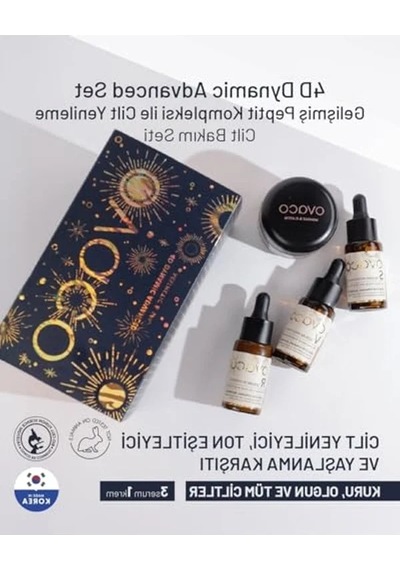 Yaşlanma Ve Leke Karşıtı 4d Cilt Bakım Seti, 3 Serum