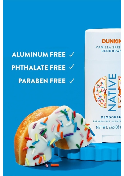 Native Dunkin Vanilla Sprinkle Alüminyumsuz Stick Deodorant 75gr