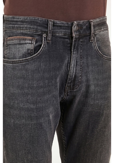 Buratti Pamuklu Comfort Fit Normal Bel Jeans Erkek Kot Pantolon 4412c88texas Siyah