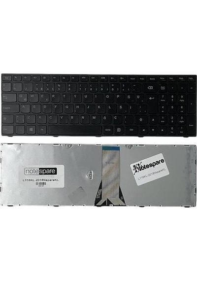 Lenovo Uyumlu G50-70m, Z5070m, Z50-70m Klavye Tr Siyah