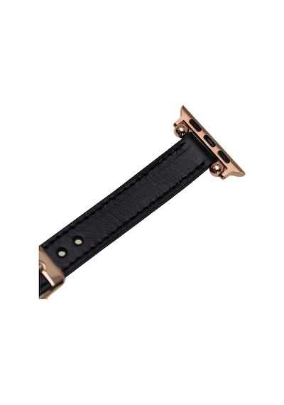 Bouletta Apple Uyumlu  Watch Deri Kordon 38-40-41 MM Ferro Siyah