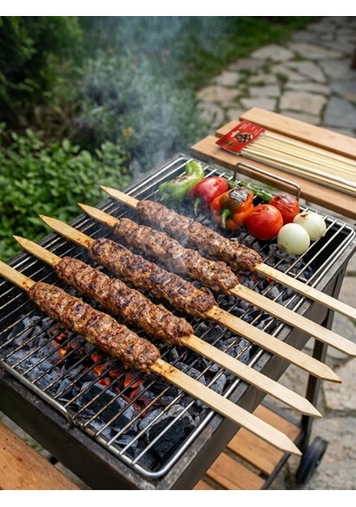 Mucit Home Adana Urfa Şiş Kalın 30 Cm Mangal Keyfi