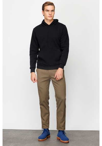 Igs İgs Erkek Siyah Standart Kapşonlu Sweatshirt Siyah