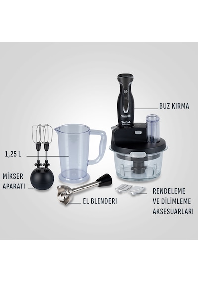 Tefal Powelix Activflow Expert 1500 W Mikser & Blender Set