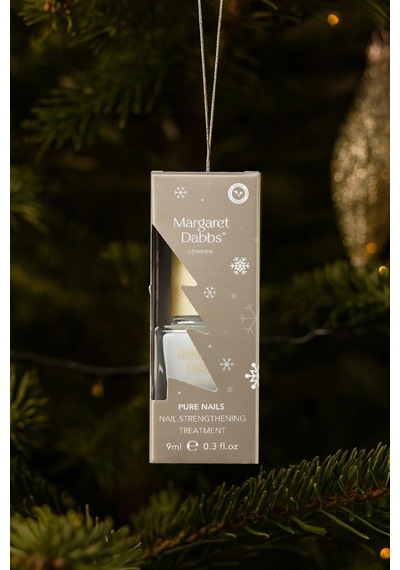Ure Nail Strengthening Christmas Tree Bauble - The King S Road - Yılbaşı Özel Tırnak Güçlendirici Beyaz Oje 9ml