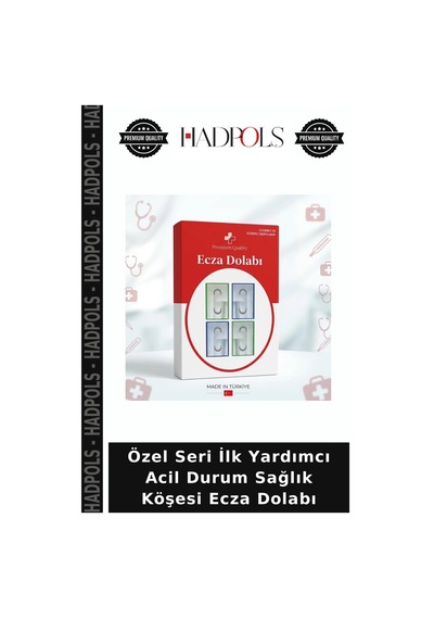Özel Seri İlk Yardımcı Acil Durum Sağlık Köşesi Ecza Dolabı