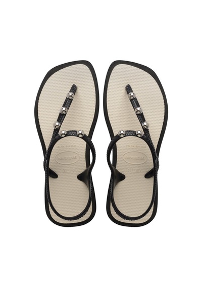 Havaianas Flash Fusion Fc Kadın Sandalet - Bej / Siyah Bej - Siyah
