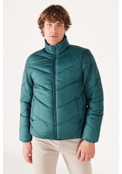 Wrangler Regular Fit Normal Kesim Dik Yaka Siyah Yeşil Mont W40Ywag61 Siyah - Yeşil