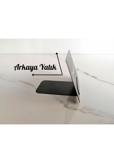 10 Adet Dekoratif Ürün Etiket Seti A8 7,5x5 Cm Siyah Silinebilir