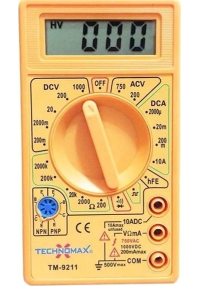 Technomax Tm-9211 Dijital Multimetre