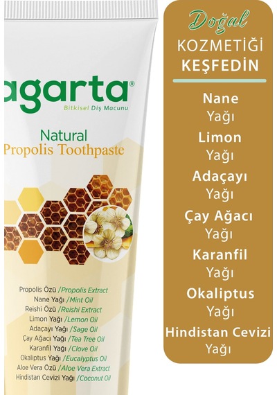 Doğal Propolisli Diş Macunu 100 Ml