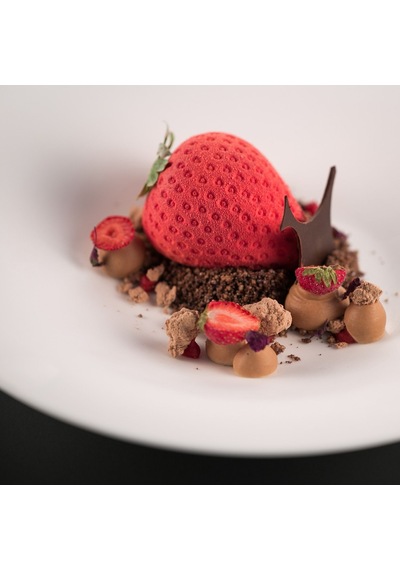 36.281.87.0065 Silikomart Fragola 30 Silikon Kalıp Kahverengi