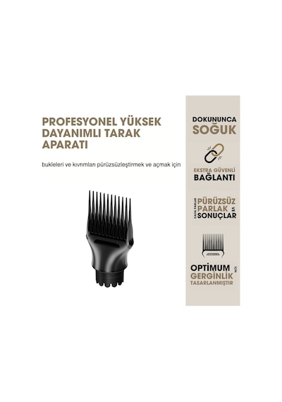 Ghd Profesyonel Tarak   Başlık Siyah