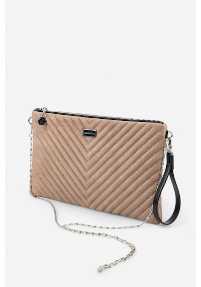 Silver Polo Sp1034 Kadın Portföy & Clutch Kapitone V Süet Vizon-süet Vizon