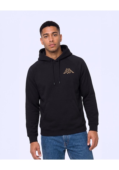 Kappa Authentic Onial Tur Erkek Siyah Oversize Hoodie