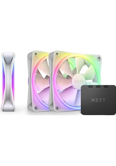 Nzxt F120 Rgb Duo Beyaz 3x120 Mm+fan Kontrolcü Rf-d12tf-w1