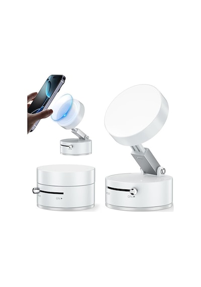 Magsafe Uyumlu Vantuzlu Kilitli Telefon Tutucu / 180 Dönen / Ka