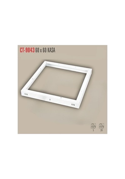 Ct-9043 60x60 Backlıght Led Panel Kasası Beyaz