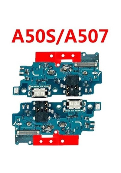 Samsung Galaxy Uyumlu, A50s A507 Şarj Soketli Kulaklık Soketli Mikrofon Bordu