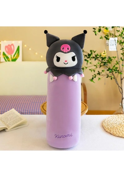 Kawaii Sevimli Yumuşak Uzun Yastık Peluş Doğum Günü Hediyesi 60 Cm Kuromi