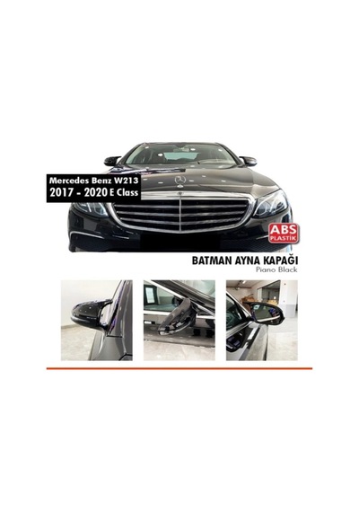 Mercedes E Serisi W213 Batman Yarasa Ayna Kapağı (parlak Siyah)