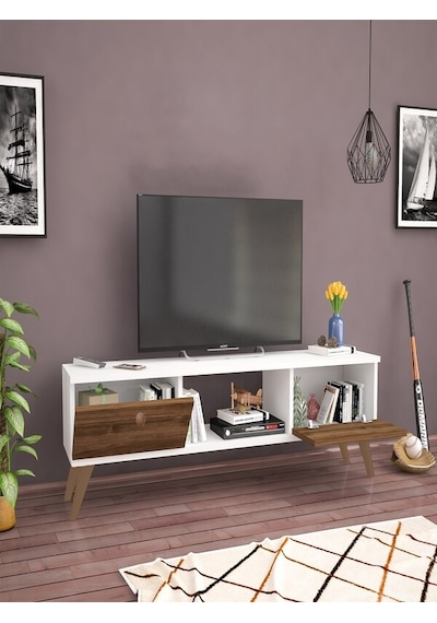 Mbes Mobilya Eda Beyaz-Haliç 40 Cm Tv Ünitesi