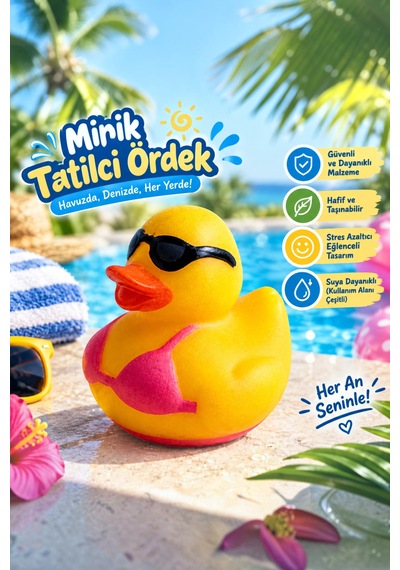 Karakter Tasarım Plastik Ördek Jeep Ördek- Rubber Ördek- Havuz Ördek Diğer