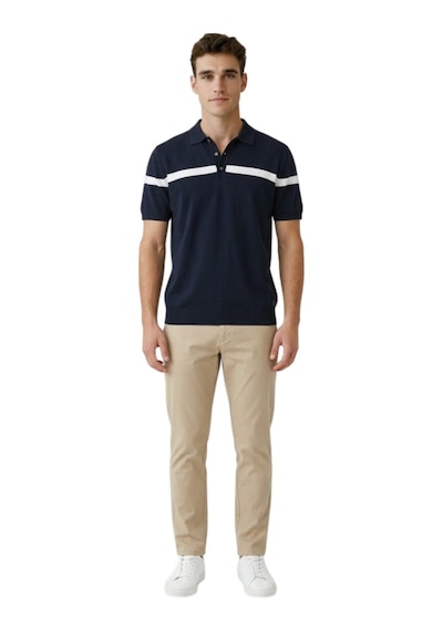 Cazador Erkek T-shirt Caz.34235 Lacivert