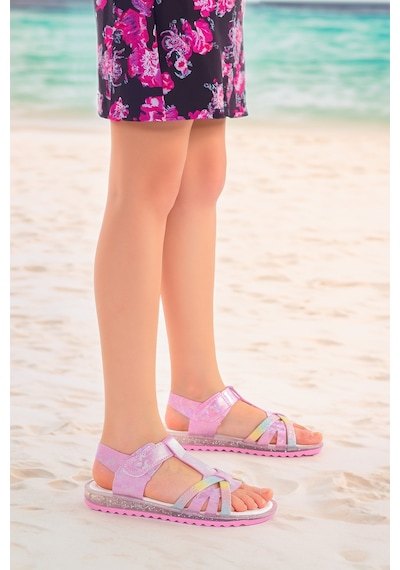 Kiko Kids Kız Çocuk Sandalet Arz 2350 Pembe